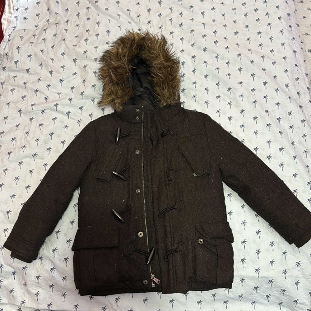 Boys POLO By Ralph Lauren Wool Down Coat
